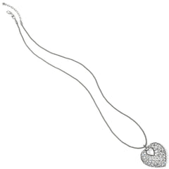 One Silver Love Convertible Heart Necklace Chain View