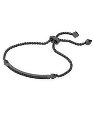 Ott Adjustable Chain Bracelet In Gunmetal Kendra Scott