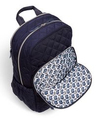 Campus Backpack Classic Navy front pocket