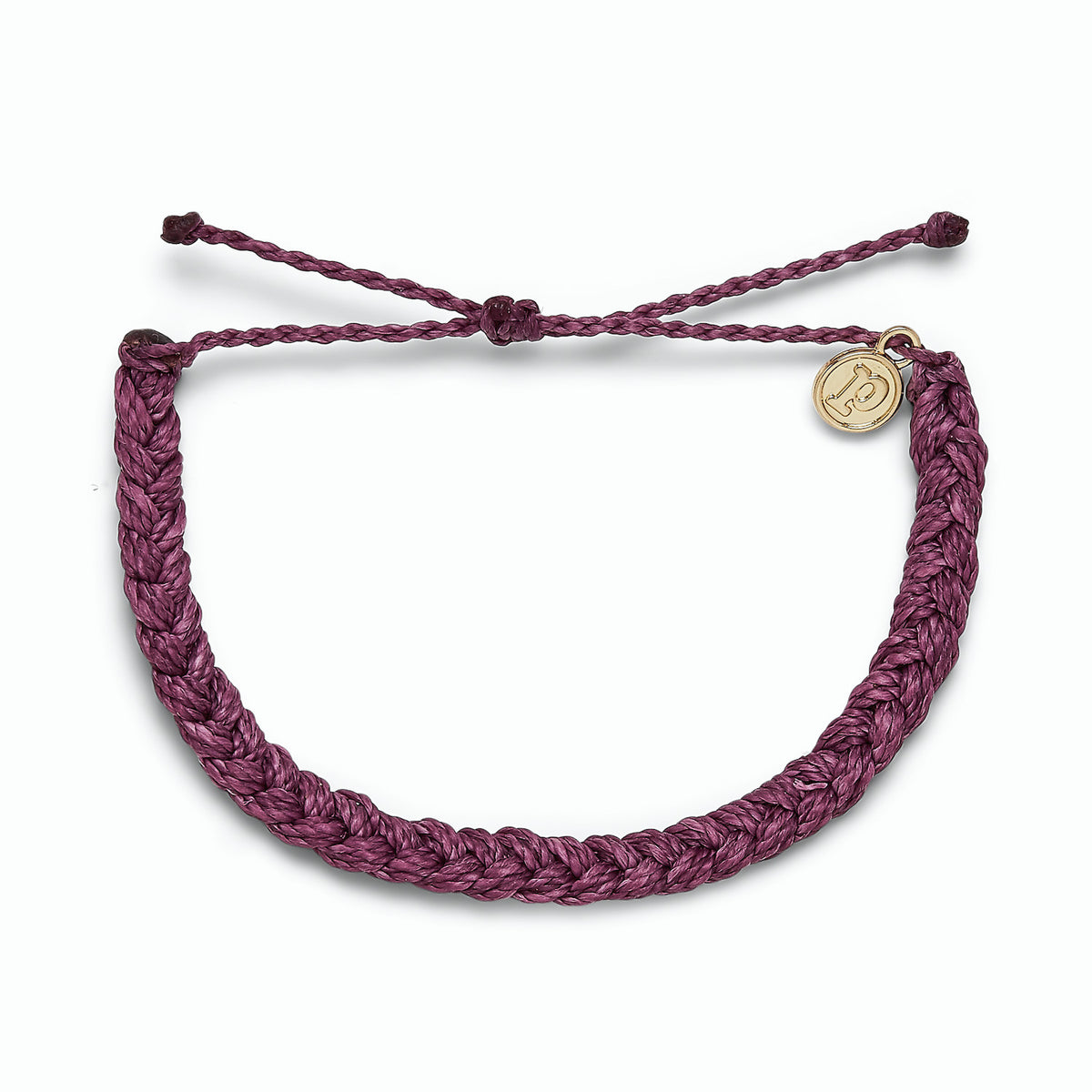 Pura Vida Dark Lilac Braided Bracelet