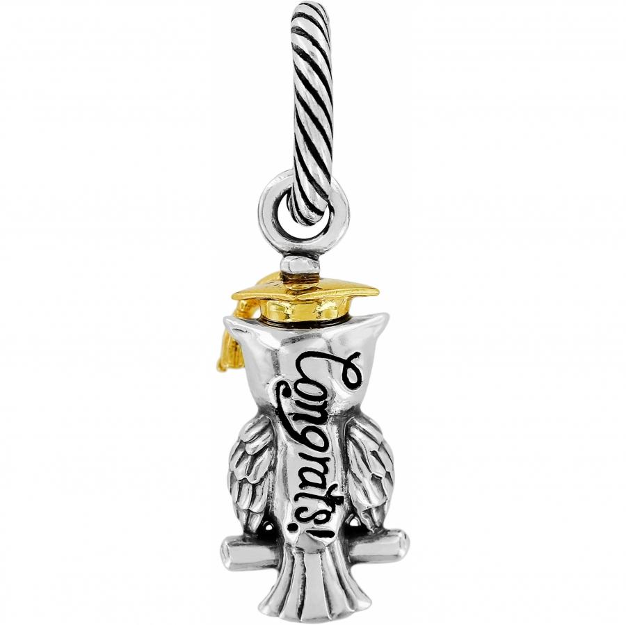 Graduate Silver Charm Back View