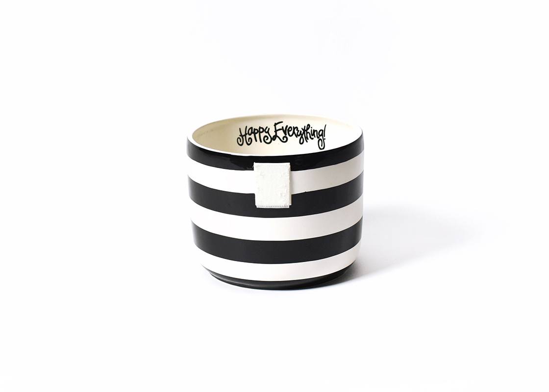 Black Stripe Mini Bowl