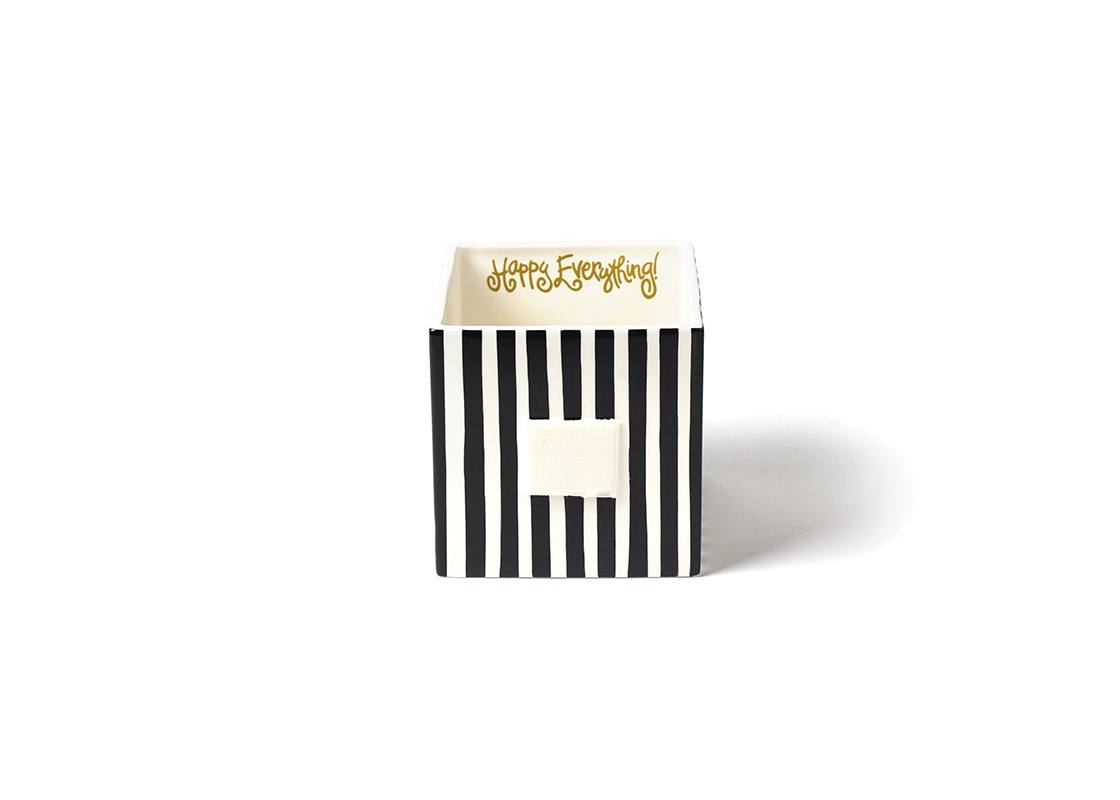 Black Stripe Mini Nesting Cube