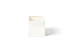 White Small Dot - Mini Nesting Cube Happy Everything Back View