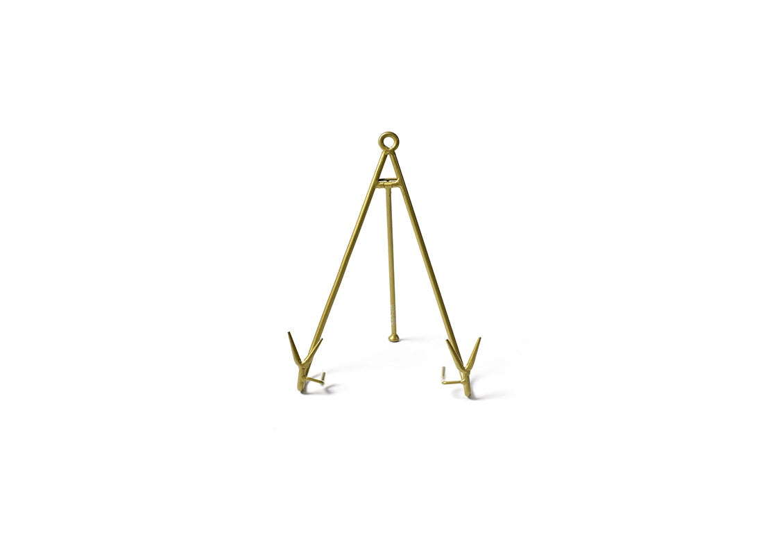 Medium Flare Plate Stand Gold