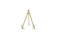 Medium Flare Plate Stand Gold