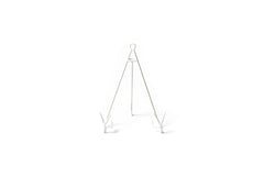 Large Flare Plate Stand White