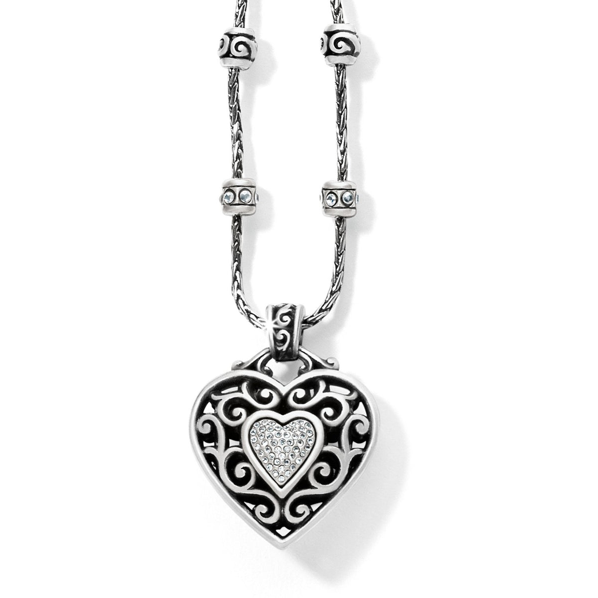 Reno Heart Necklace Front View