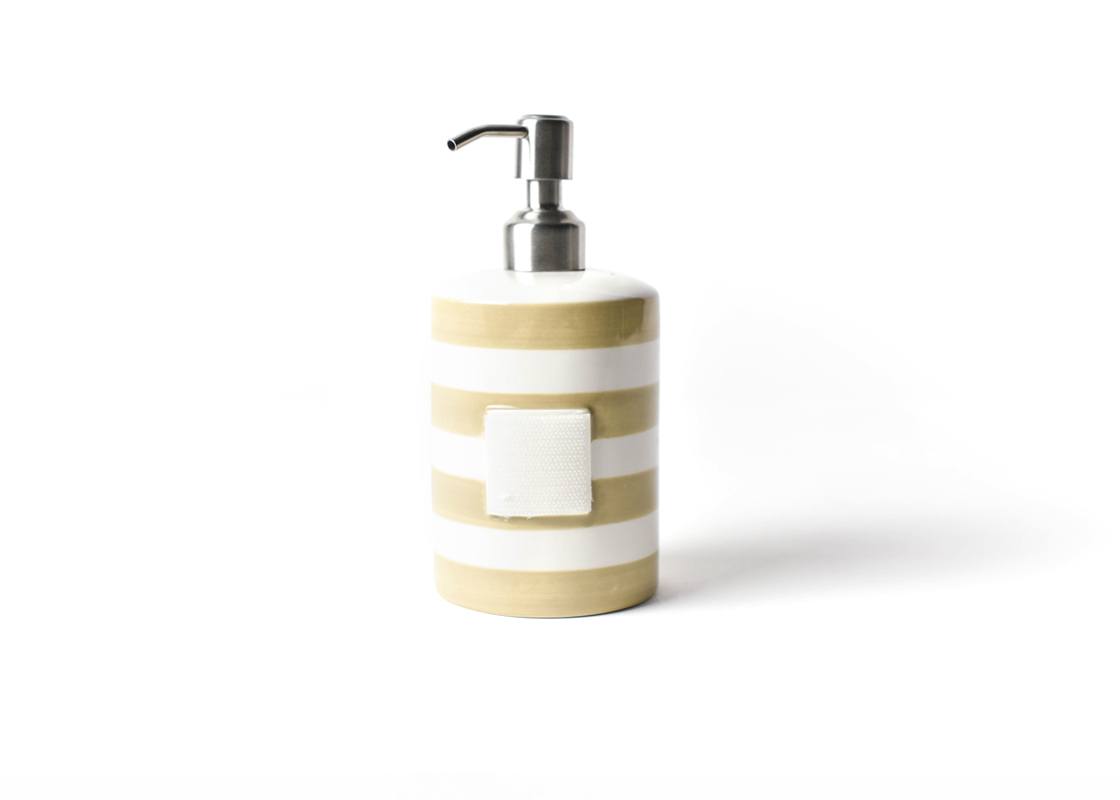 Neutral Stripe Mini Soap Pump