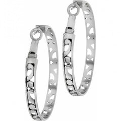 Contempo Large Hoop Earrings Front View