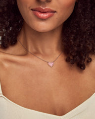 Ari Rose Gold - Pink Drusy Necklace