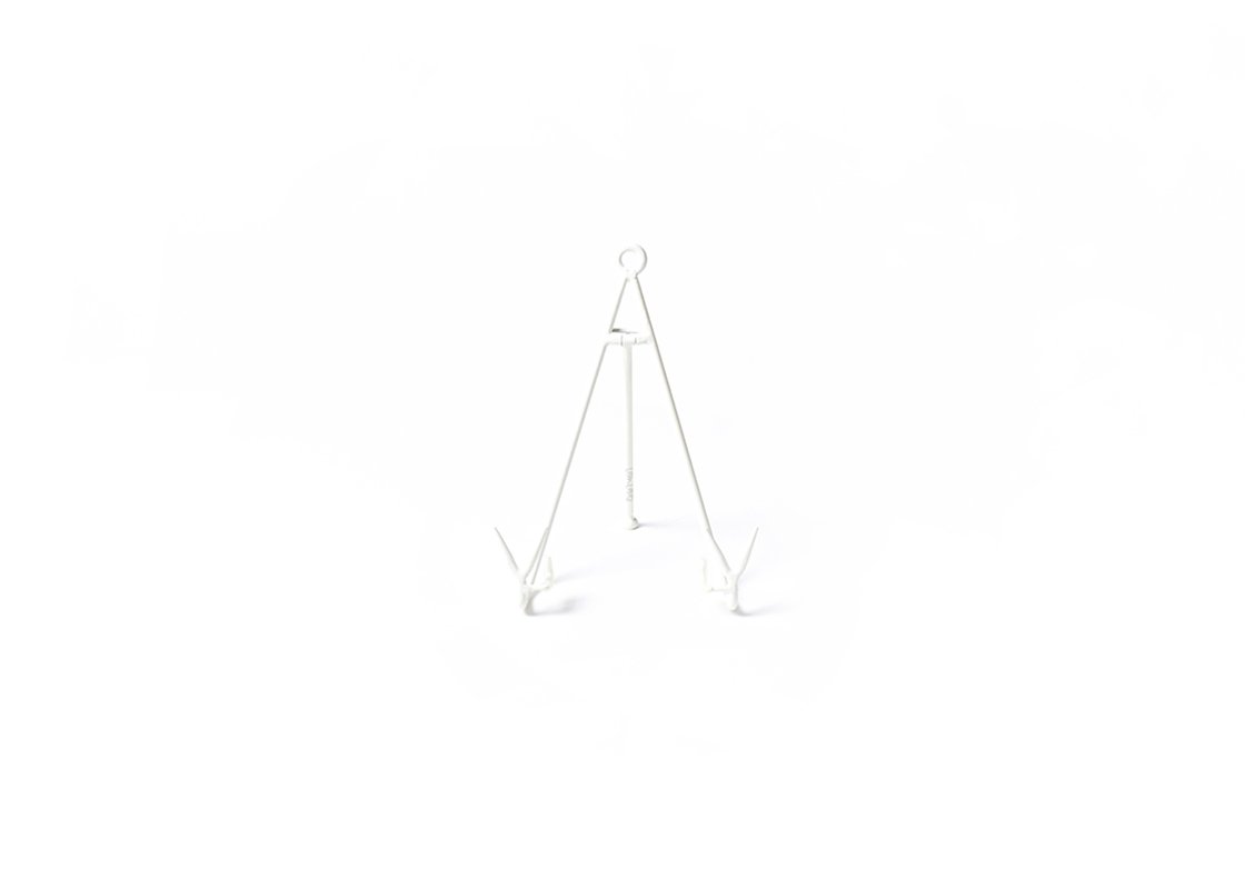 Medium Flare Plate Stand White