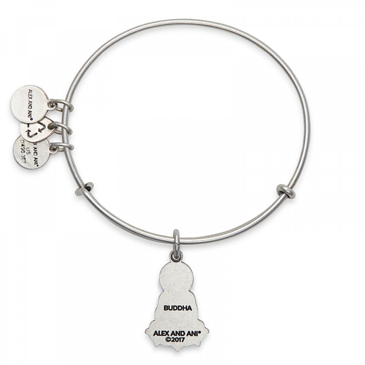 Back of Buddha Charm Bangle