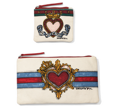 In Love We Trust Pouch Set Front View