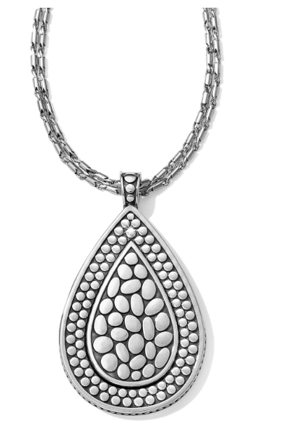 Pebble Teardrop Necklace