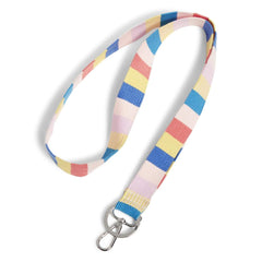 Wide Lanyard Tropics Plaid