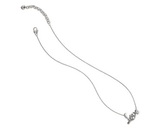 Love Silver Script Necklace Chain View