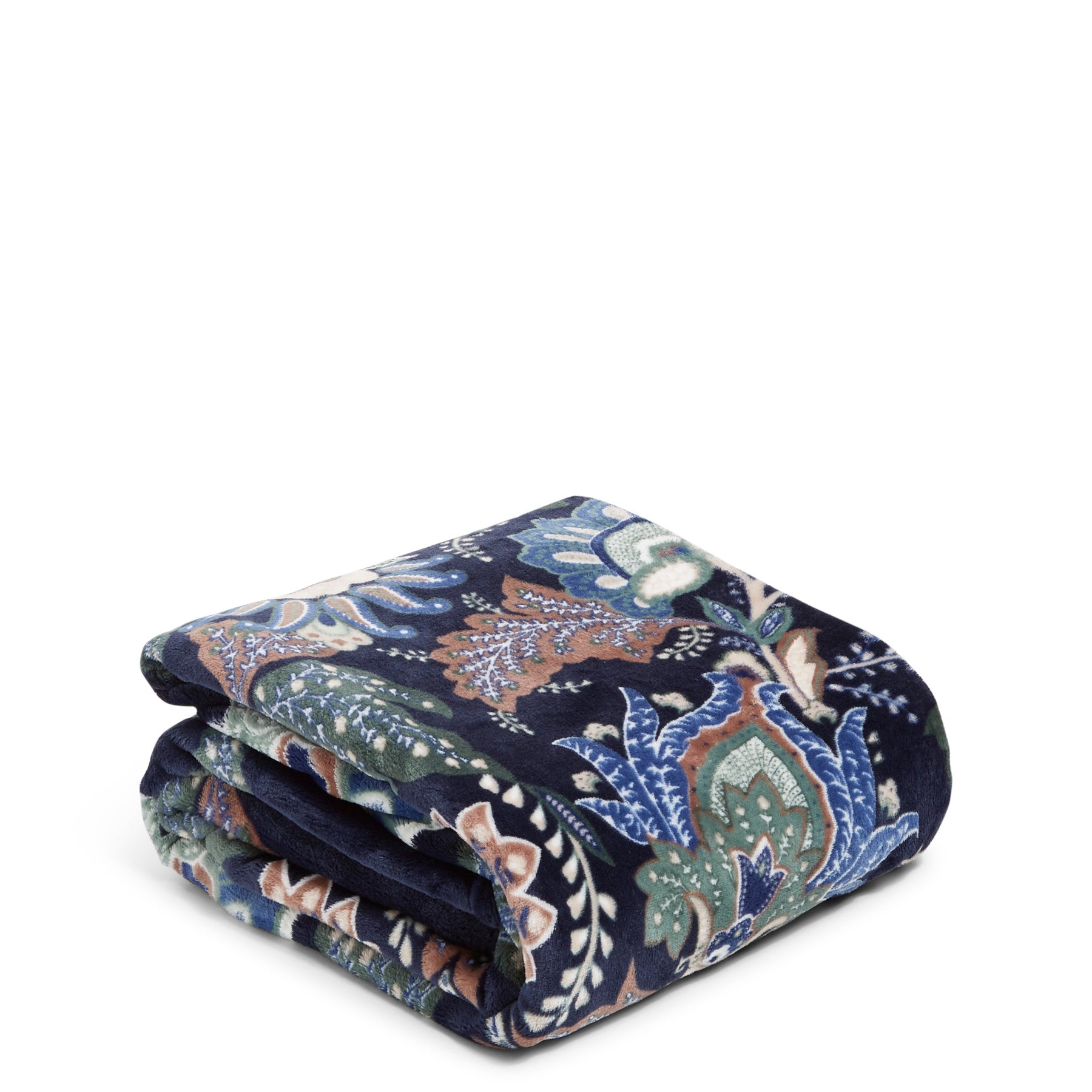 Vera Bradley Plush Throw Blanket - Java Navy Camo