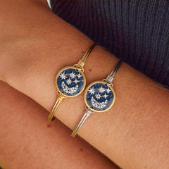Starry Night Bangle Bracelet  model image