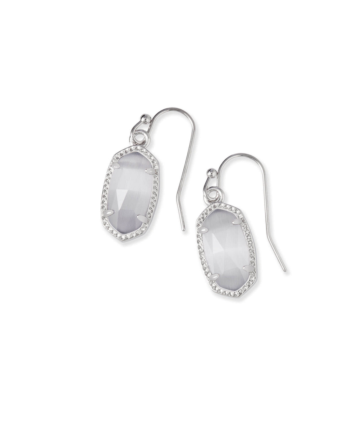 Kendra Scott Lee Silver Drop Earrings