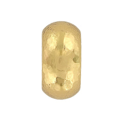 Shine Gold Stopper Bead Front View