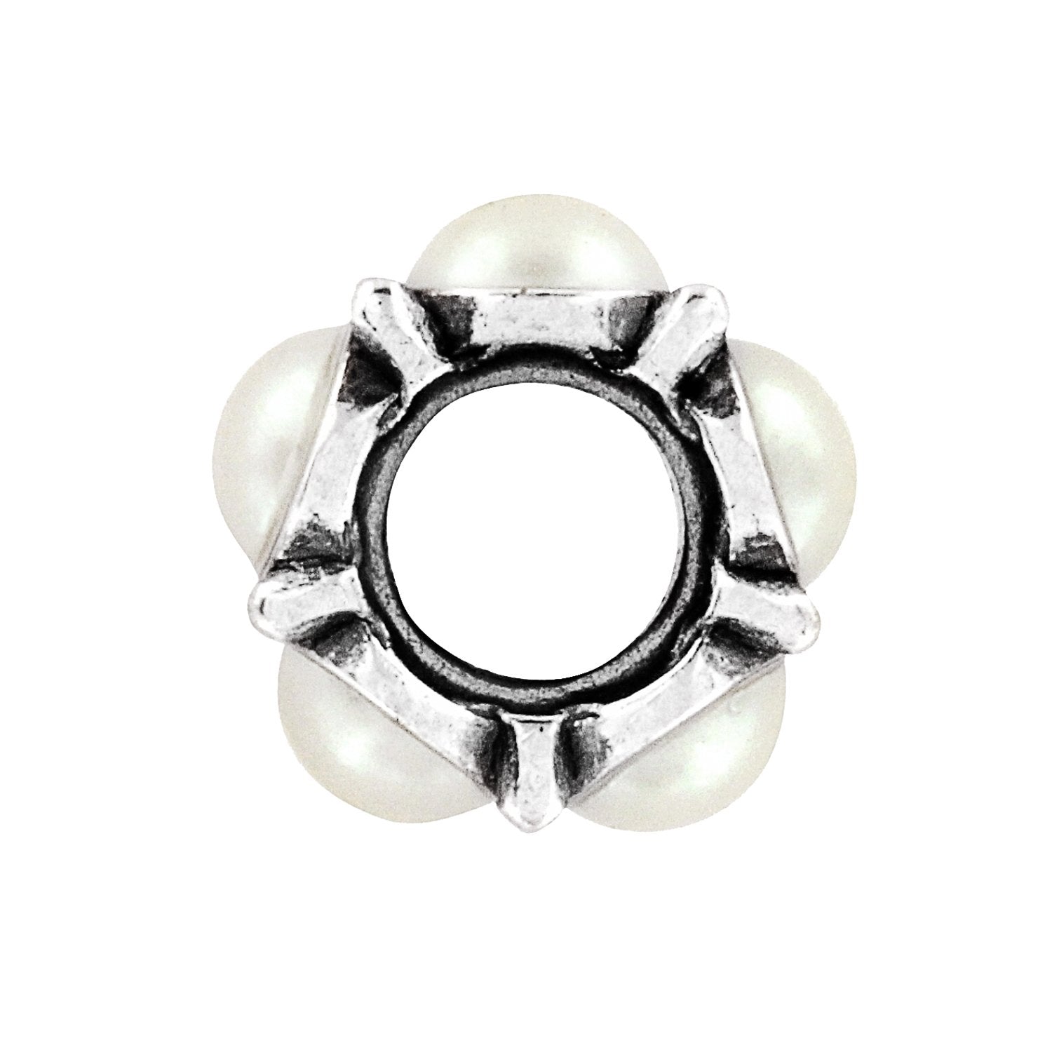 Roundabout White Bead Side View