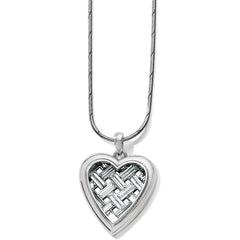 Love Cage Heart Short Necklace Front View