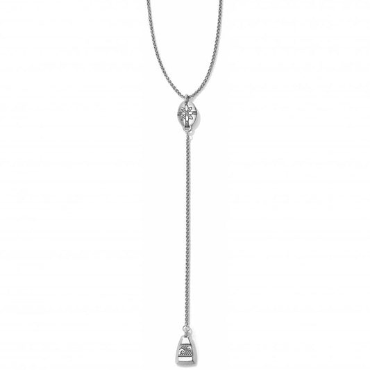 Marrakesh Y Necklace Silver Front View 900