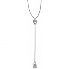 Marrakesh Y Necklace Silver Front View