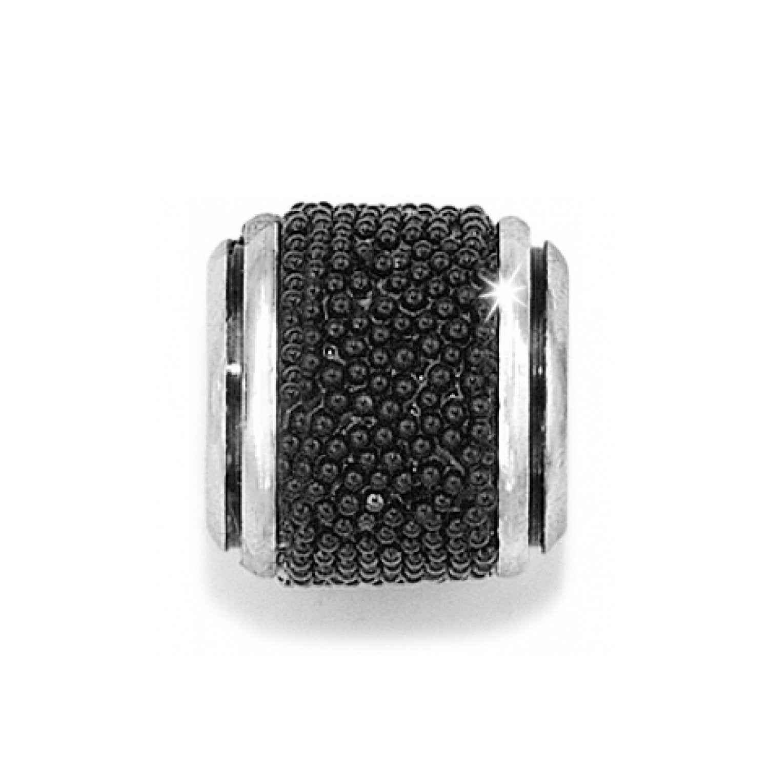 Caviar Silver Bead Front View