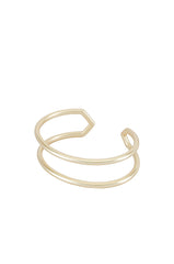 Mikki Cuff Bracelet Gold Metal