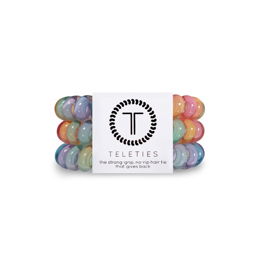 TELETIES - Rainbow Road Large Hair Tie Pack