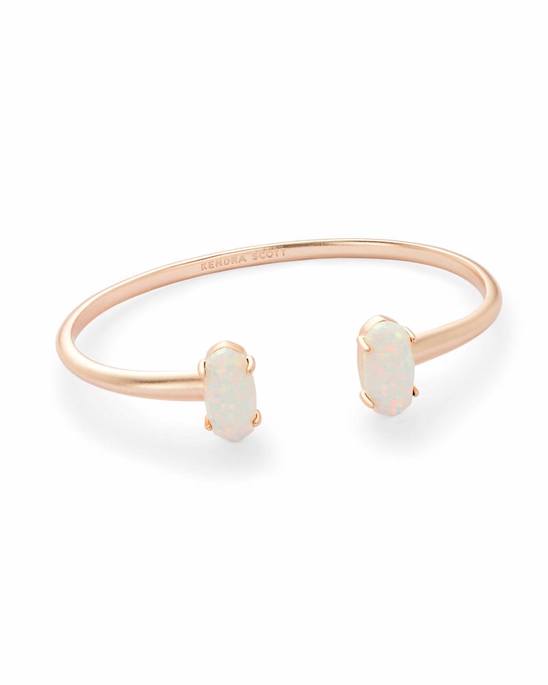 Edie Rose Gold White Opal Bracelets