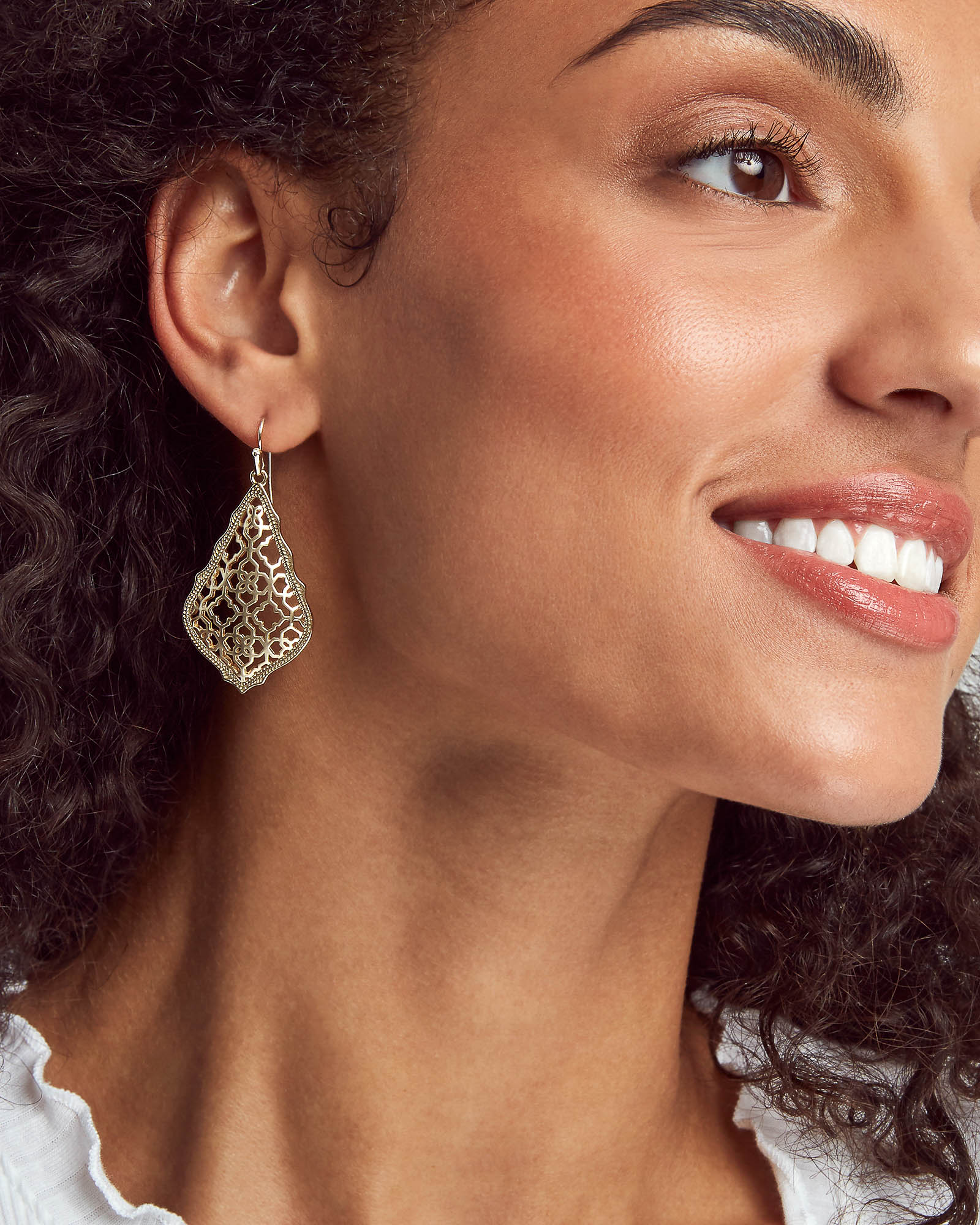 Addie Rhodium Mix Earrings - Silver Filigree Mix