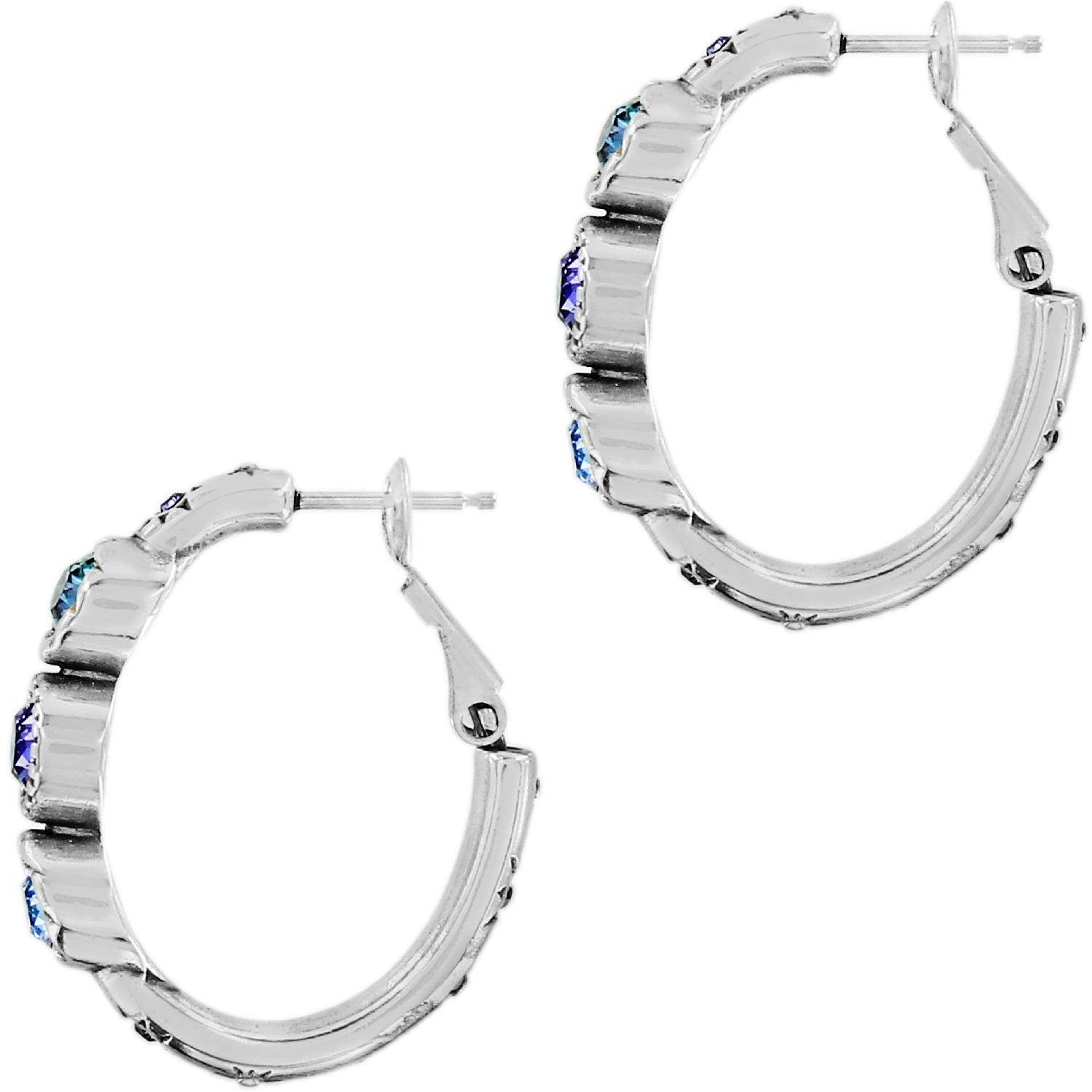 Halo Trio Hoop Earrings Side View