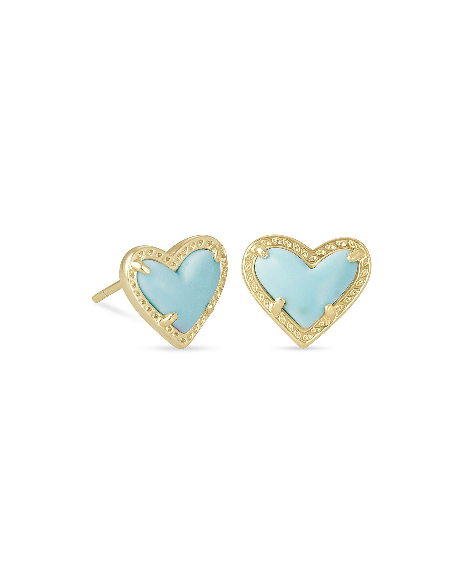Ari Gold Light Blue Magnesite Earrings
