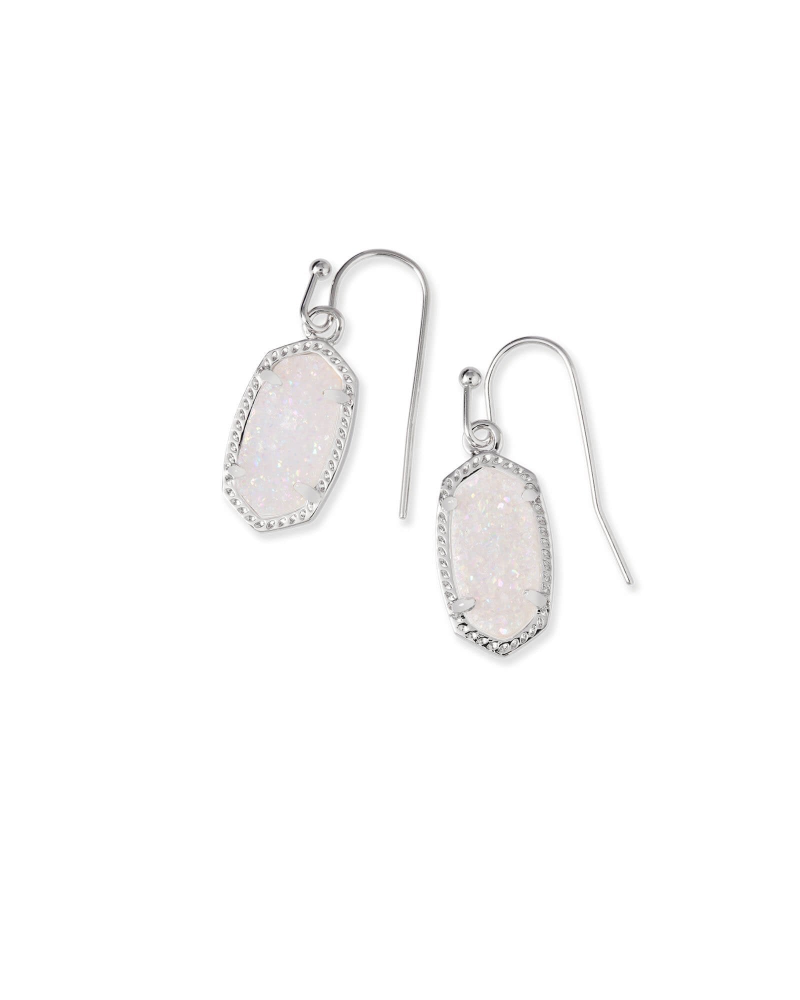 Kendra Scott Lee Silver Drop Earrings