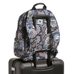Campus Backpack Java Navy Camo Travel Straps