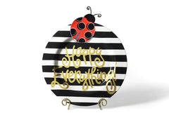 Happy Everything - Ladybug Attachment on a platter.