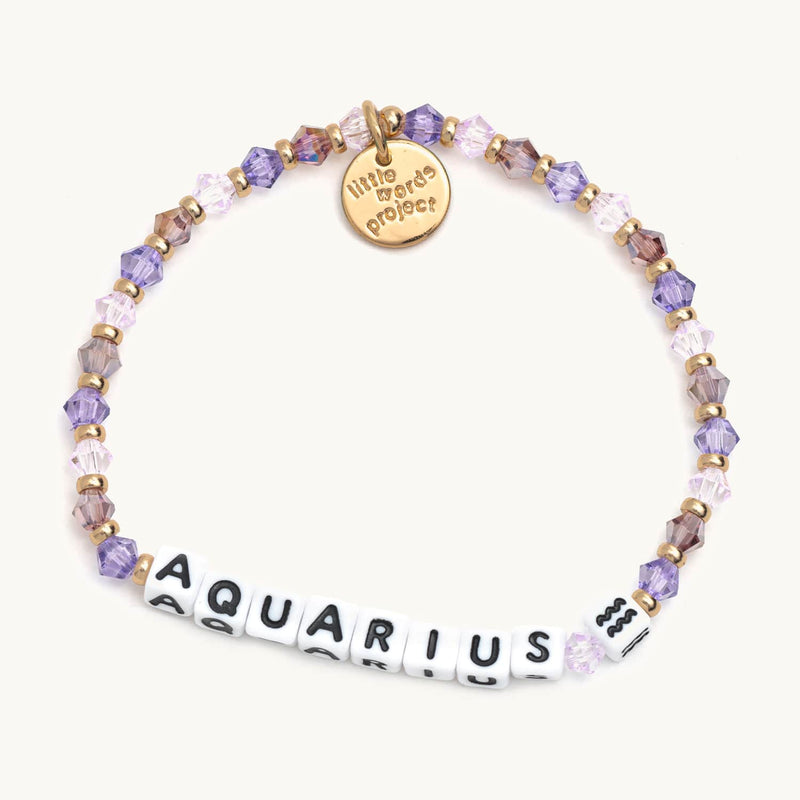 Little Words Project Zodiac Aquarius Bracelet