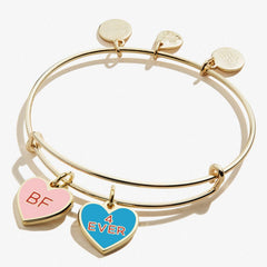 Best Friends Duo Charm Bangle Gold 