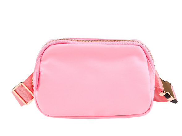 Simply Southern Ballet Pink Solid Belt Bag