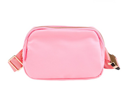 Simply Southern Ballet Pink Solid Belt Bag