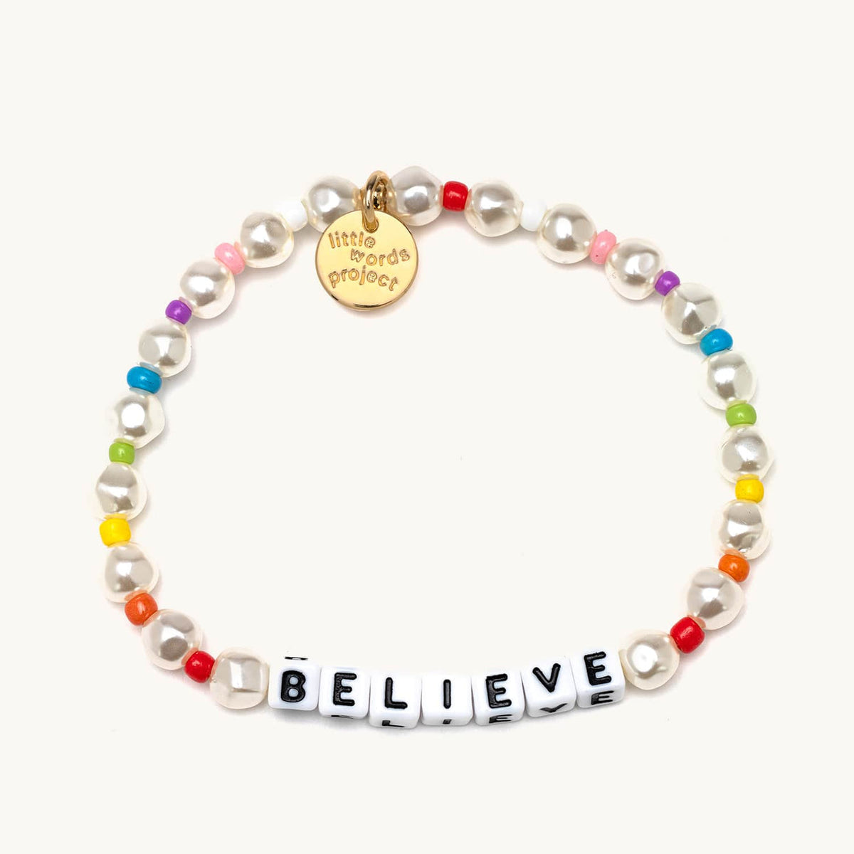 Believe - Pearl Bracelet - Little Words Project