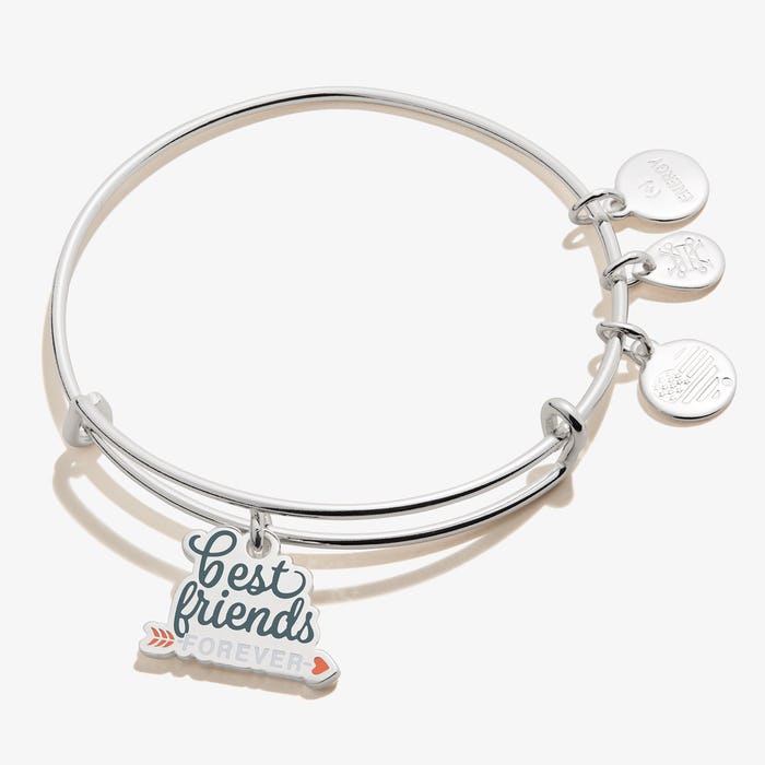 Alex & Ani Best Friends Forever Bracelet Silver 