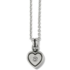 Brighton Meridian Zenith Silver Heart Necklace.