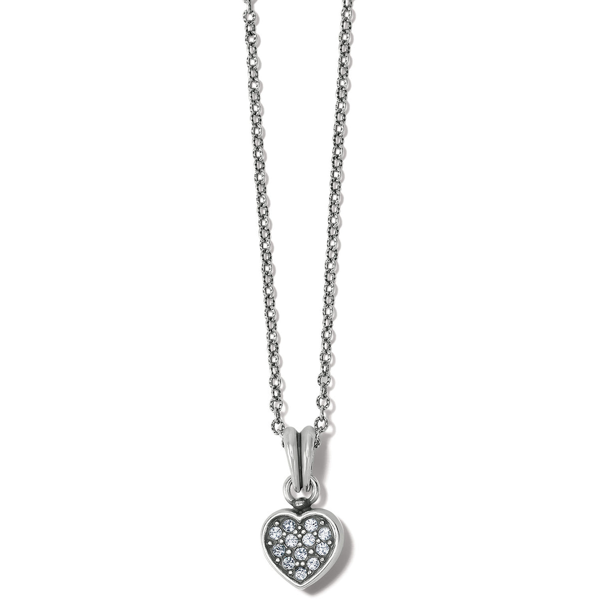 Brighton Meridian Zenith Silver Heart Necklace.