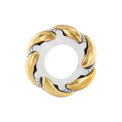Twisted Gold Bliss Spacer Side View