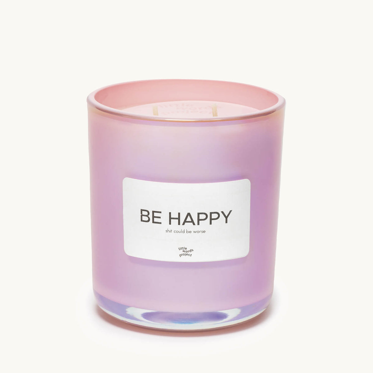 Little Words Project - Be Happy Vanilla Woods Candle