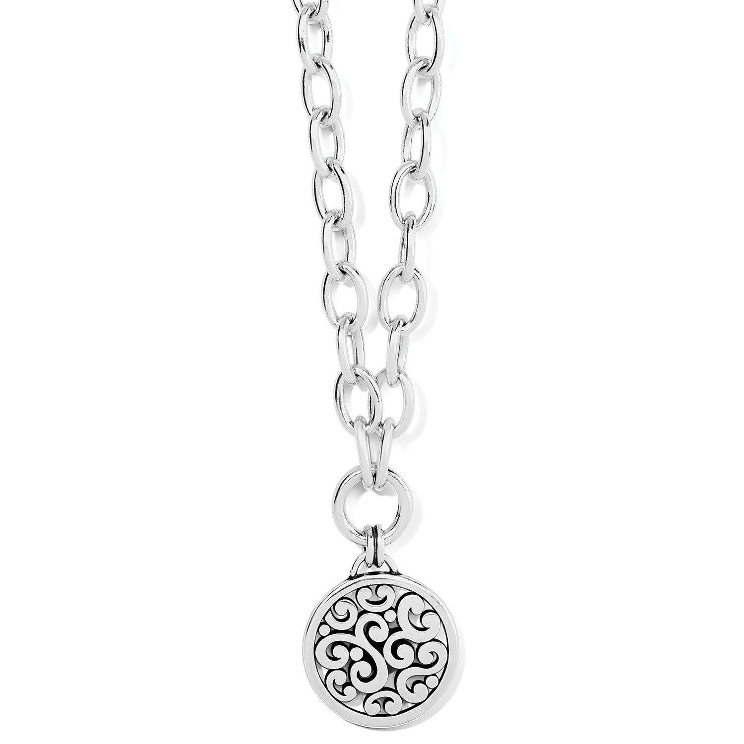 Contempo Medallion Charm Necklace pendant 